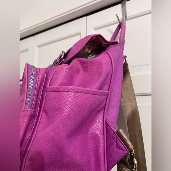 NINE WEST purple backpack with tablet pouch - Picture 2 of 10